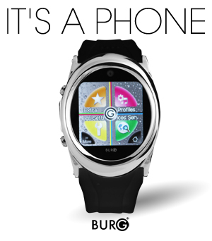 Smart Watch Burg 12 - London - Non soltanto un semplice orologio!  un cellulare, un lettore Mp3, una fotocamera... 